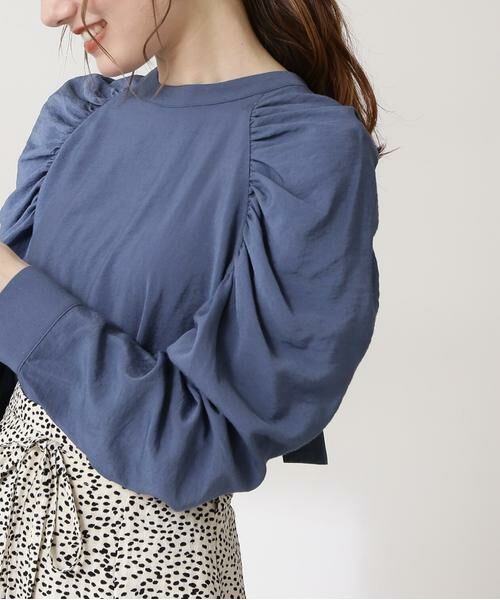 ＊＊N.Natural Beauty Basic / エヌ ナチュラルビューティーベーシック シャツ・ブラウス | バックリボンギャザースリーブブラウス | 詳細7