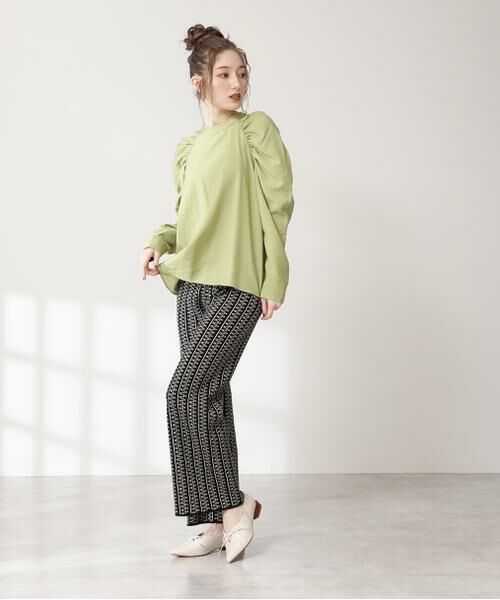 ＊＊N.Natural Beauty Basic / エヌ ナチュラルビューティーベーシック シャツ・ブラウス | バックリボンギャザースリーブブラウス | 詳細10