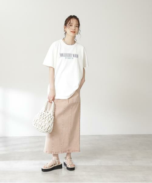 ＊＊N.Natural Beauty Basic / エヌ ナチュラルビューティーベーシック スカート | ライトコットンナロースカート | 詳細2