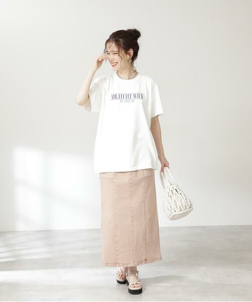 ＊＊N.Natural Beauty Basic / エヌ ナチュラルビューティーベーシック スカート | ライトコットンナロースカート | 詳細3