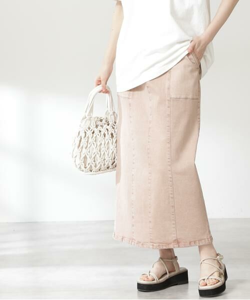 ＊＊N.Natural Beauty Basic / エヌ ナチュラルビューティーベーシック スカート | ライトコットンナロースカート | 詳細4