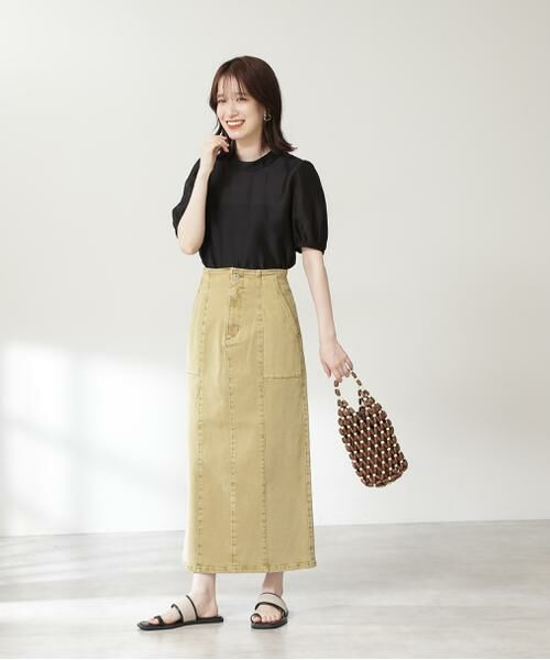 ＊＊N.Natural Beauty Basic / エヌ ナチュラルビューティーベーシック スカート | ライトコットンナロースカート | 詳細7