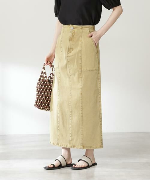 ＊＊N.Natural Beauty Basic / エヌ ナチュラルビューティーベーシック スカート | ライトコットンナロースカート | 詳細9