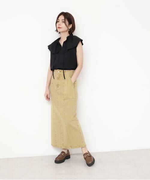 ＊＊N.Natural Beauty Basic / エヌ ナチュラルビューティーベーシック スカート | ライトコットンナロースカート | 詳細11