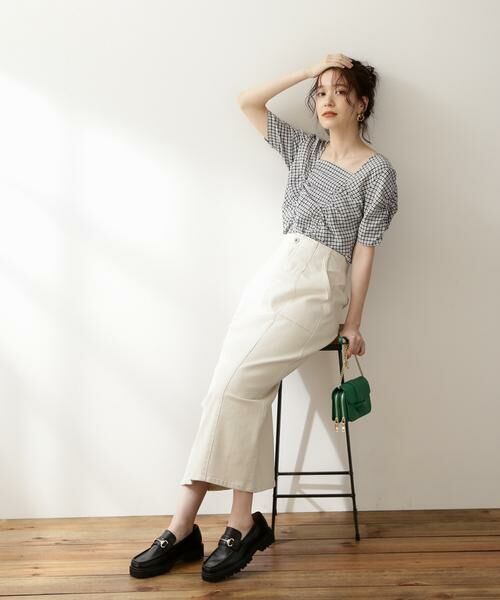 ＊＊N.Natural Beauty Basic / エヌ ナチュラルビューティーベーシック スカート | ライトコットンナロースカート | 詳細14