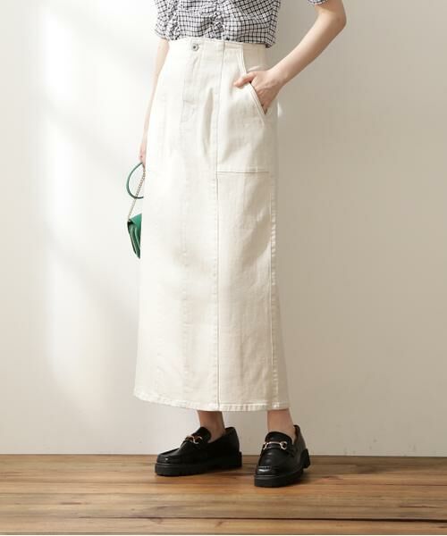 ＊＊N.Natural Beauty Basic / エヌ ナチュラルビューティーベーシック スカート | ライトコットンナロースカート | 詳細16