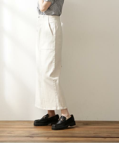 ＊＊N.Natural Beauty Basic / エヌ ナチュラルビューティーベーシック スカート | ライトコットンナロースカート | 詳細18