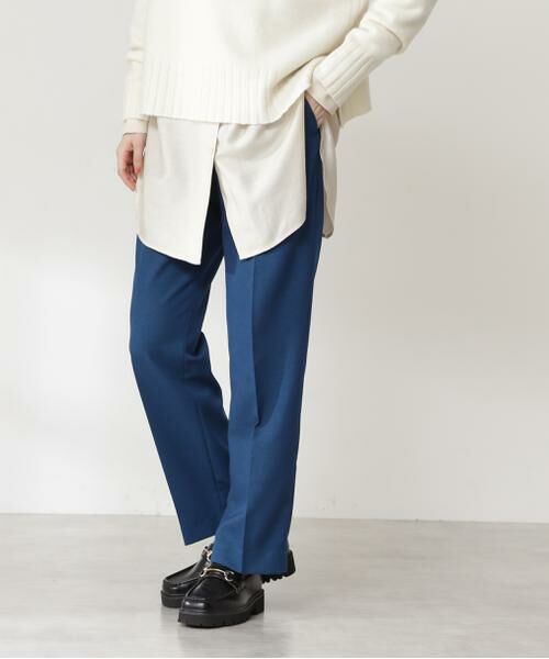 **N.Natural Beauty Basic / エヌ ナチュラルビューティーベーシック パンツ | イージーケアセンタープレスパンツ《S Size Line》 | 詳細4