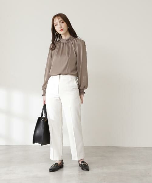 **N.Natural Beauty Basic / エヌ ナチュラルビューティーベーシック パンツ | イージーケアセンタープレスパンツ《S Size Line》 | 詳細12