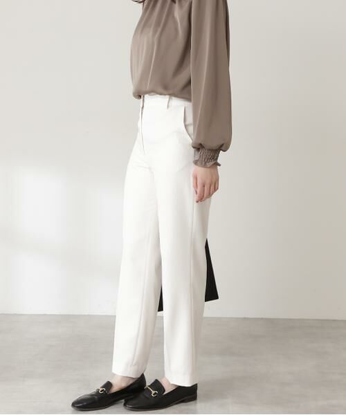 **N.Natural Beauty Basic / エヌ ナチュラルビューティーベーシック パンツ | イージーケアセンタープレスパンツ《S Size Line》 | 詳細15