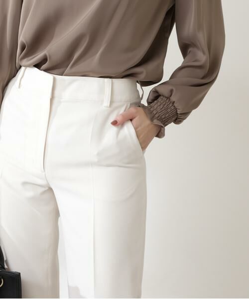 **N.Natural Beauty Basic / エヌ ナチュラルビューティーベーシック パンツ | イージーケアセンタープレスパンツ《S Size Line》 | 詳細16