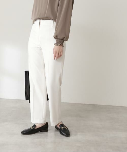 **N.Natural Beauty Basic / エヌ ナチュラルビューティーベーシック パンツ | イージーケアセンタープレスパンツ《S Size Line》(オフ)
