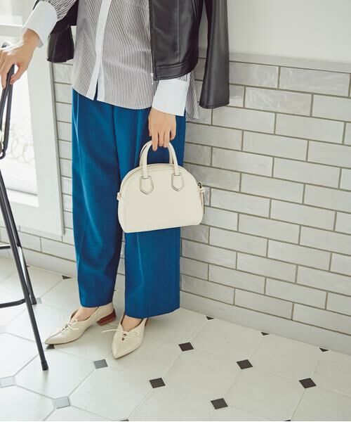 ＊＊N.Natural Beauty Basic / エヌ ナチュラルビューティーベーシック パンツ | イージーケアベルト付ワイドパンツ《S Size Line》 | 詳細6