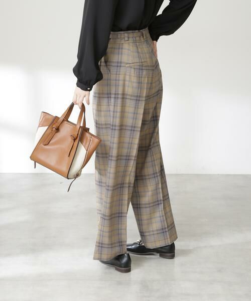 ＊＊N.Natural Beauty Basic / エヌ ナチュラルビューティーベーシック パンツ | イージーケアベルト付ワイドパンツ《S Size Line》 | 詳細17