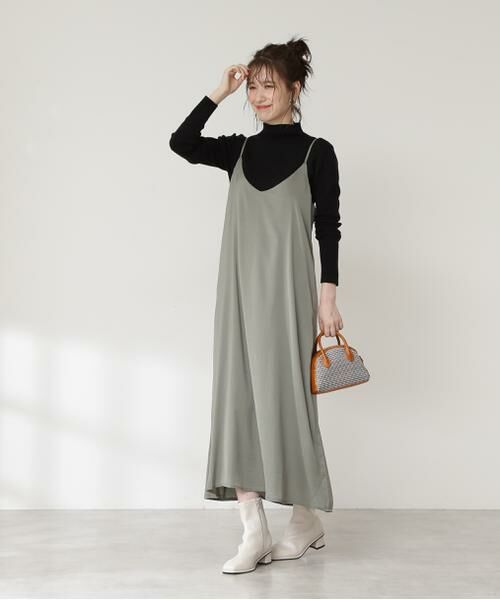 ＊＊N.Natural Beauty Basic / エヌ ナチュラルビューティーベーシック ワンピース | バックリボンキャミワンピース | 詳細2