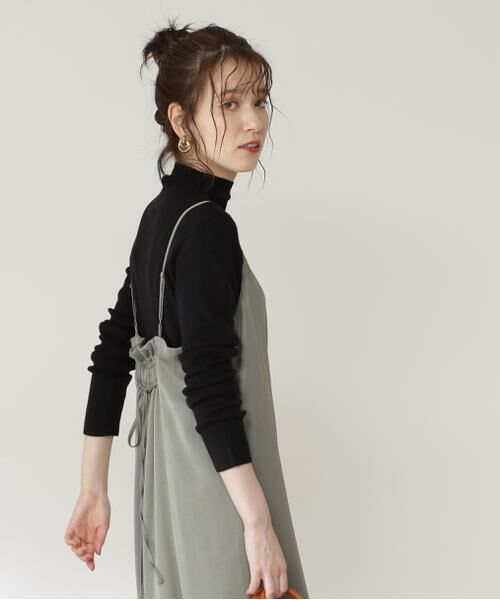 ＊＊N.Natural Beauty Basic / エヌ ナチュラルビューティーベーシック ワンピース | バックリボンキャミワンピース | 詳細5