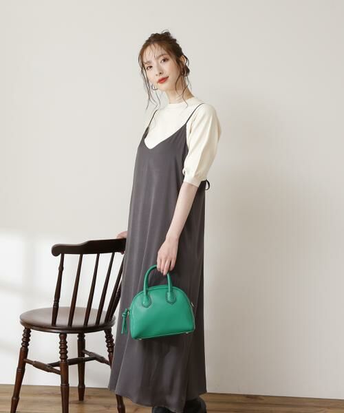 ＊＊N.Natural Beauty Basic / エヌ ナチュラルビューティーベーシック ワンピース | バックリボンキャミワンピース | 詳細12