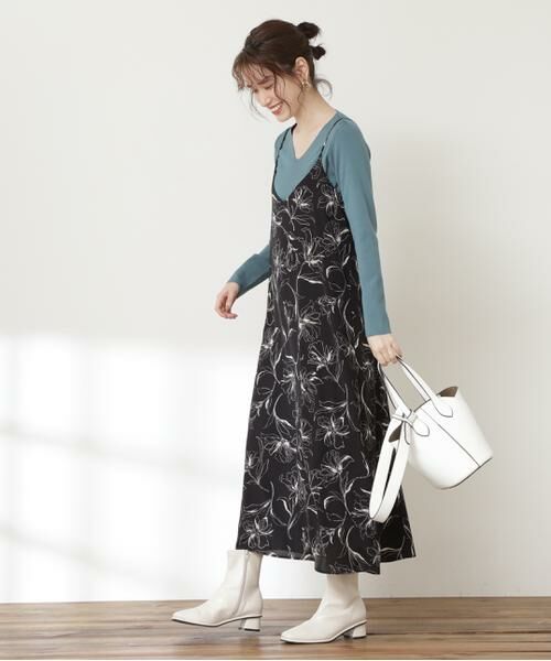 ＊＊N.Natural Beauty Basic / エヌ ナチュラルビューティーベーシック ワンピース | バックリボンキャミワンピース | 詳細23