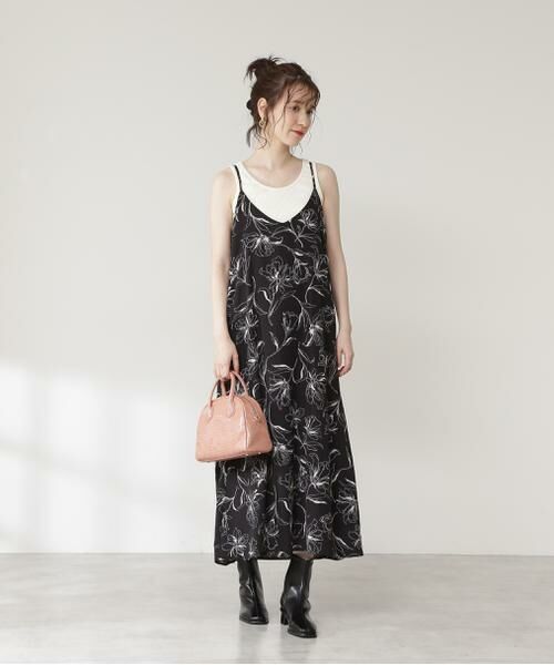 ＊＊N.Natural Beauty Basic / エヌ ナチュラルビューティーベーシック ワンピース | バックリボンキャミワンピース | 詳細16