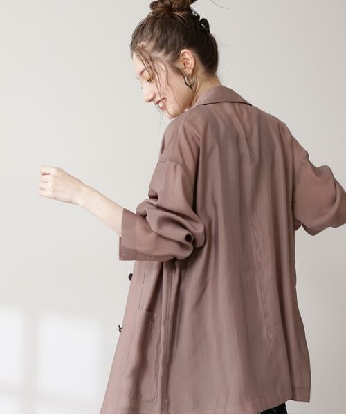 セール】 シアーダブルジャケット （テーラードジャケット）｜＊＊N