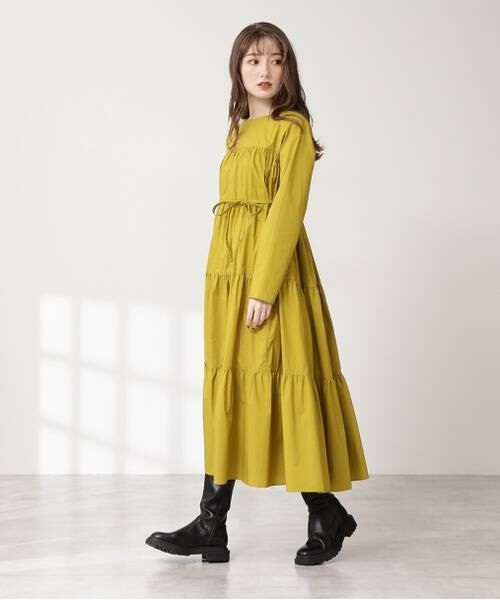 ＊＊N.Natural Beauty Basic / エヌ ナチュラルビューティーベーシック ワンピース | ティアード長袖ワンピース | 詳細8