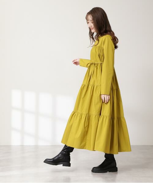 ＊＊N.Natural Beauty Basic / エヌ ナチュラルビューティーベーシック ワンピース | ティアード長袖ワンピース | 詳細9