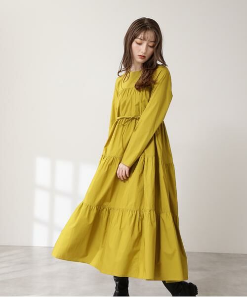 ＊＊N.Natural Beauty Basic / エヌ ナチュラルビューティーベーシック ワンピース | ティアード長袖ワンピース | 詳細10