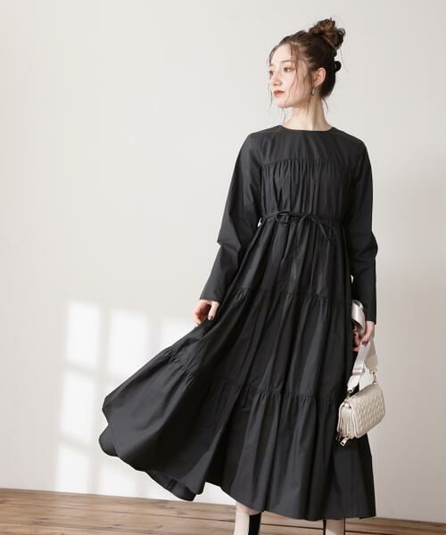 ＊＊N.Natural Beauty Basic / エヌ ナチュラルビューティーベーシック ワンピース | ティアード長袖ワンピース | 詳細14