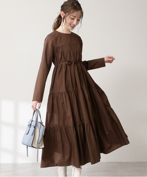 ＊＊N.Natural Beauty Basic / エヌ ナチュラルビューティーベーシック ワンピース | ティアード長袖ワンピース | 詳細19