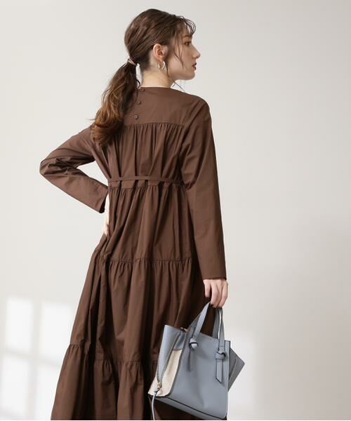＊＊N.Natural Beauty Basic / エヌ ナチュラルビューティーベーシック ワンピース | ティアード長袖ワンピース | 詳細20