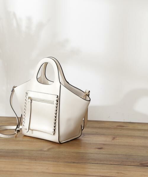 ＊＊N.Natural Beauty Basic / エヌ ナチュラルビューティーベーシック ショルダーバッグ | くり手ハンドル2Wayショルダーバッグ（ホワイト）