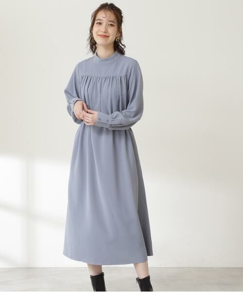 ＊＊N.Natural Beauty Basic / エヌ ナチュラルビューティーベーシック ワンピース | ウエストマークギャザーワンピース | 詳細4