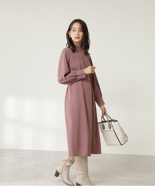 ＊＊N.Natural Beauty Basic / エヌ ナチュラルビューティーベーシック ワンピース | ウエストマークギャザーワンピース | 詳細7