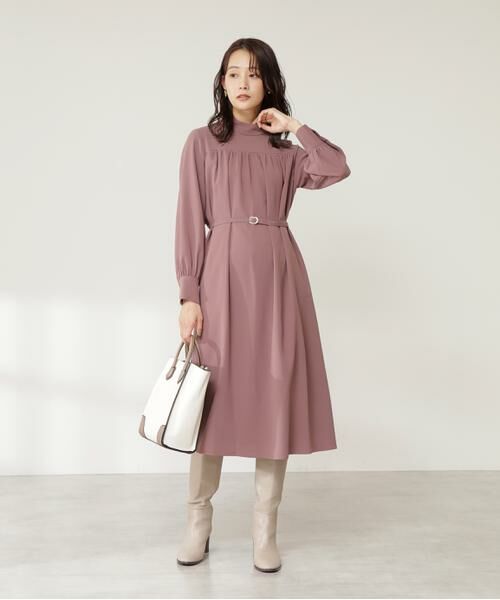 ＊＊N.Natural Beauty Basic / エヌ ナチュラルビューティーベーシック ワンピース | ウエストマークギャザーワンピース | 詳細9
