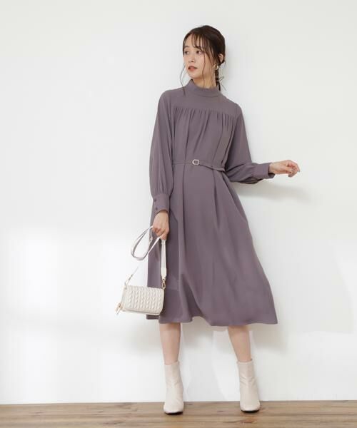 ＊＊N.Natural Beauty Basic / エヌ ナチュラルビューティーベーシック ワンピース | ウエストマークギャザーワンピース | 詳細12