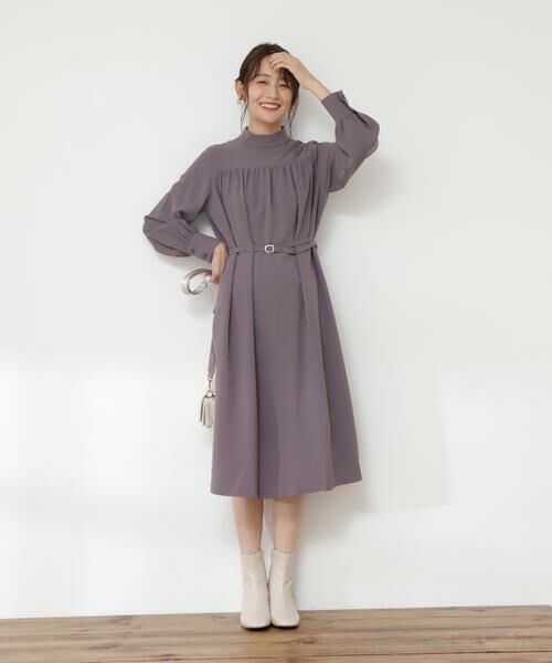 ＊＊N.Natural Beauty Basic / エヌ ナチュラルビューティーベーシック ワンピース | ウエストマークギャザーワンピース | 詳細13