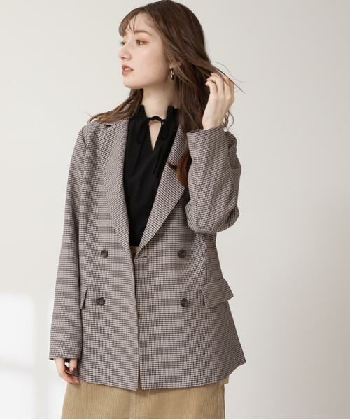 【S Size Line】◆ダブルブレストテーラードジャケット美品 N.（N. Natural Beauty Basic）（エヌエヌナチュラル