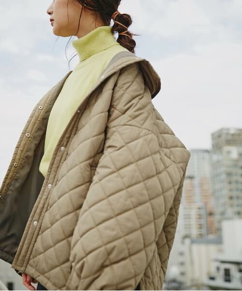 ＊＊N.Natural Beauty Basic / エヌ ナチュラルビューティーベーシック ブルゾン | キルティングCPOジャケット（カーキ）