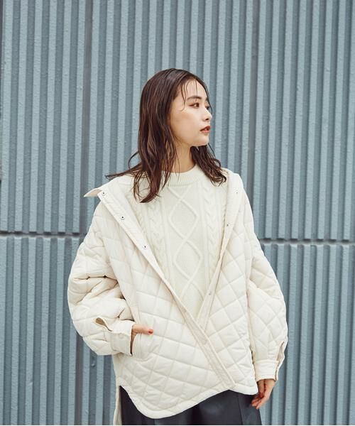 ＊＊N.Natural Beauty Basic / エヌ ナチュラルビューティーベーシック ブルゾン | キルティングCPOジャケット | 詳細15