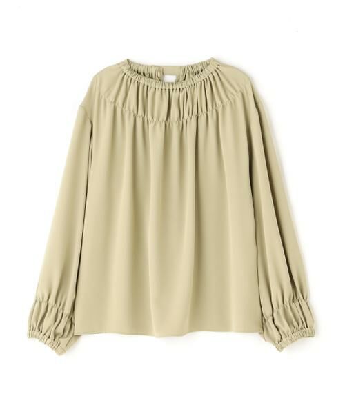 ＊＊N.Natural Beauty Basic / エヌ ナチュラルビューティーベーシック シャツ・ブラウス | ギャザークルーネックブラウス | 詳細1