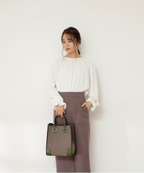 ＊＊N.Natural Beauty Basic / エヌ ナチュラルビューティーベーシック シャツ・ブラウス | ギャザークルーネックブラウス | 詳細11