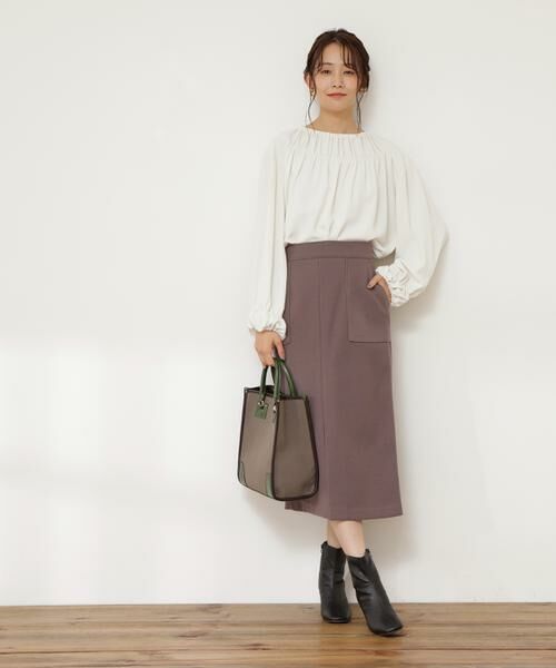 ＊＊N.Natural Beauty Basic / エヌ ナチュラルビューティーベーシック シャツ・ブラウス | ギャザークルーネックブラウス | 詳細12