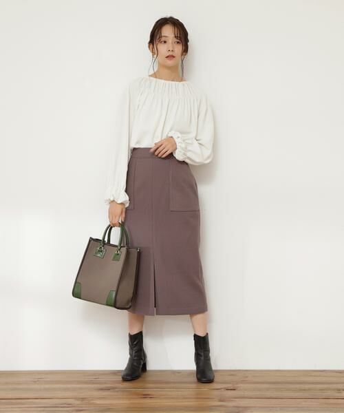 ＊＊N.Natural Beauty Basic / エヌ ナチュラルビューティーベーシック シャツ・ブラウス | ギャザークルーネックブラウス | 詳細13