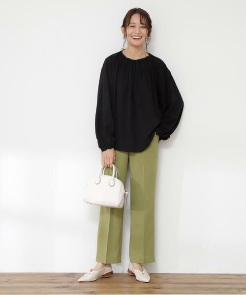 ＊＊N.Natural Beauty Basic / エヌ ナチュラルビューティーベーシック シャツ・ブラウス | ギャザークルーネックブラウス | 詳細16