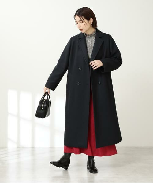 ＊＊N.Natural Beauty Basic / エヌ ナチュラルビューティーベーシック アウター | ハミルトン　ダブルチェスターロングコート《S Size Line》 | 詳細2