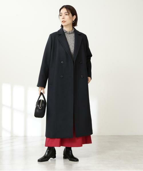 ＊＊N.Natural Beauty Basic / エヌ ナチュラルビューティーベーシック アウター | ハミルトン　ダブルチェスターロングコート《S Size Line》 | 詳細3
