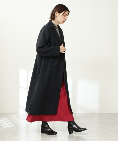 ＊＊N.Natural Beauty Basic / エヌ ナチュラルビューティーベーシック アウター | ハミルトン　ダブルチェスターロングコート《S Size Line》 | 詳細4