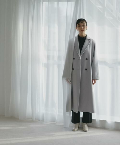 ＊＊N.Natural Beauty Basic / エヌ ナチュラルビューティーベーシック アウター | ハミルトン　ダブルチェスターロングコート《S Size Line》 | 詳細9