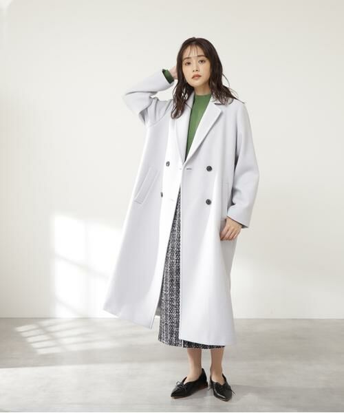 ＊＊N.Natural Beauty Basic / エヌ ナチュラルビューティーベーシック アウター | ハミルトン　ダブルチェスターロングコート《S Size Line》 | 詳細10