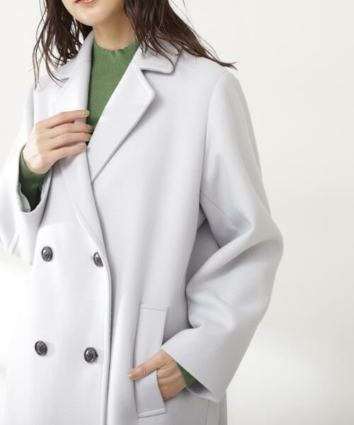 ＊＊N.Natural Beauty Basic / エヌ ナチュラルビューティーベーシック アウター | ハミルトン　ダブルチェスターロングコート《S Size Line》 | 詳細14